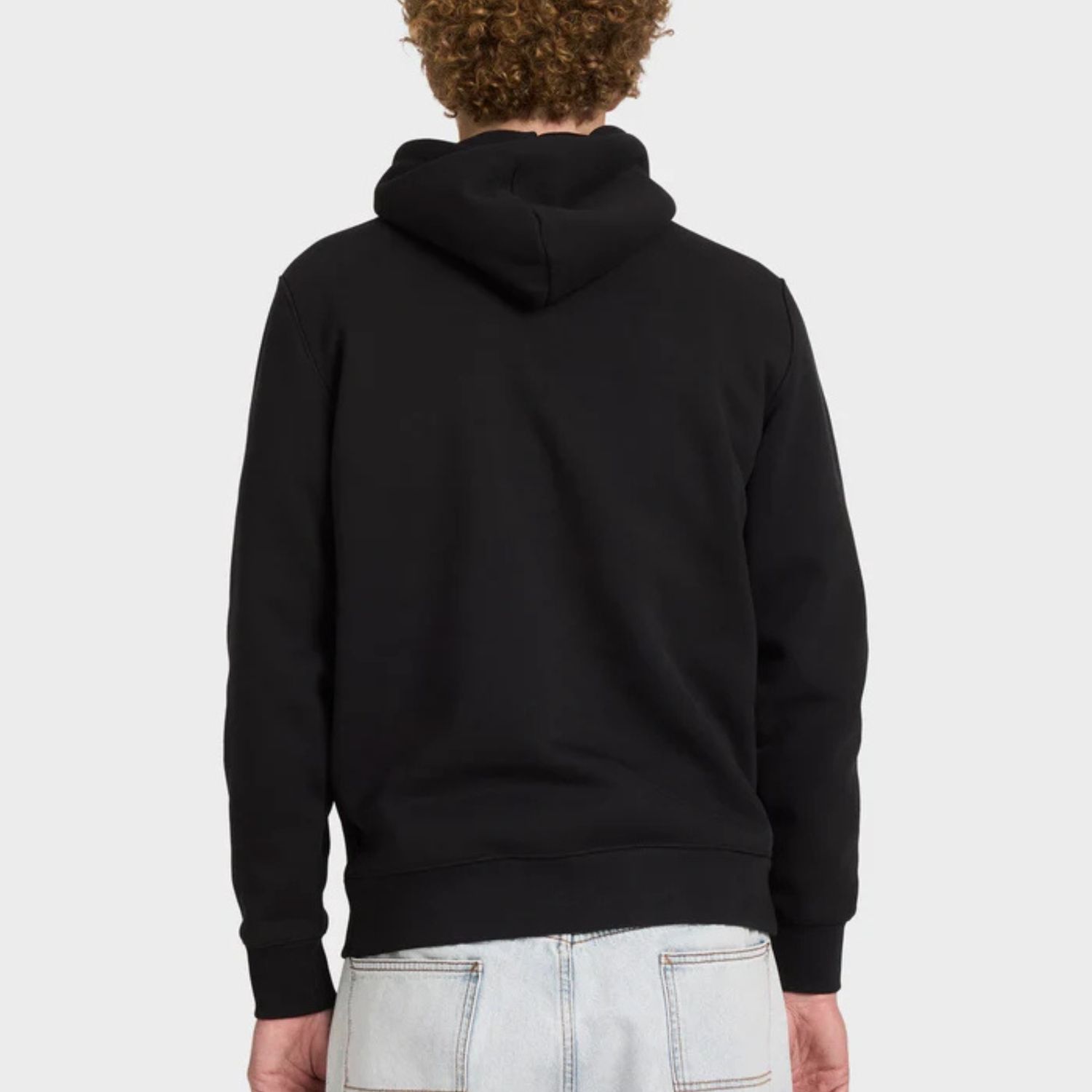 RVCA MENS VA TORN HOOD - RVCA BLACK