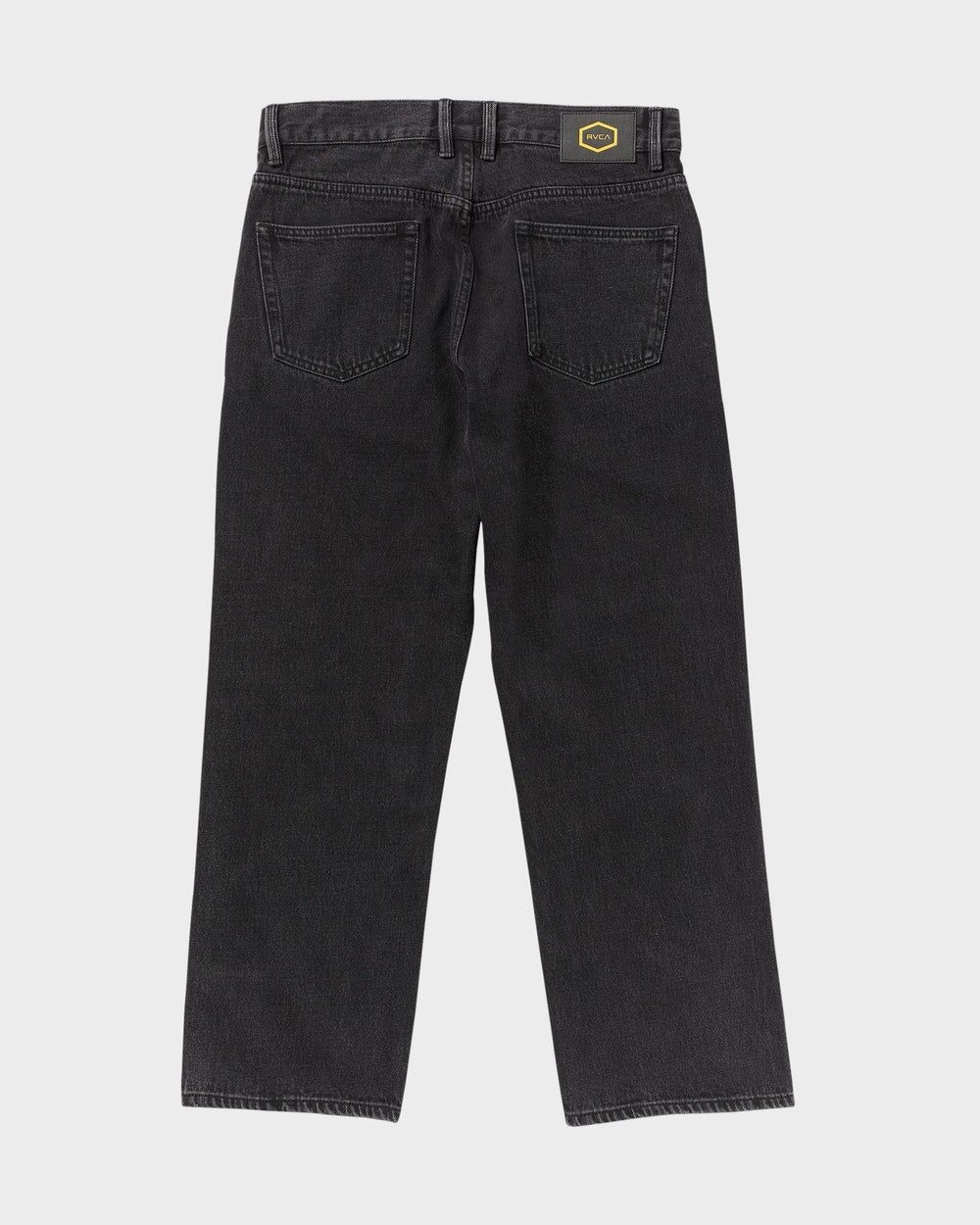 RVCA MENS AMERICANA DAYSHIFT DENIM JEAN - BLACK RINSE
