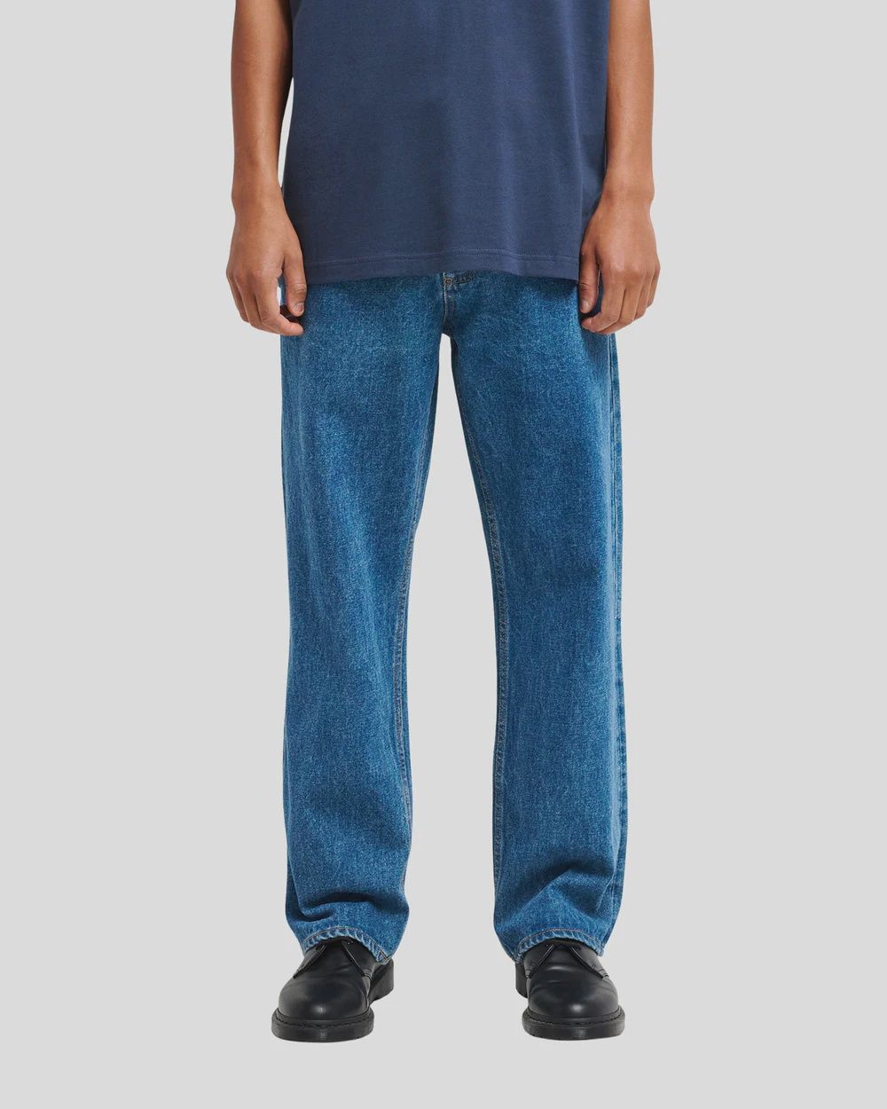 RVCA MENS AMERICANA DAYSHIFT DENIM JEAN - BLUE COLLAR