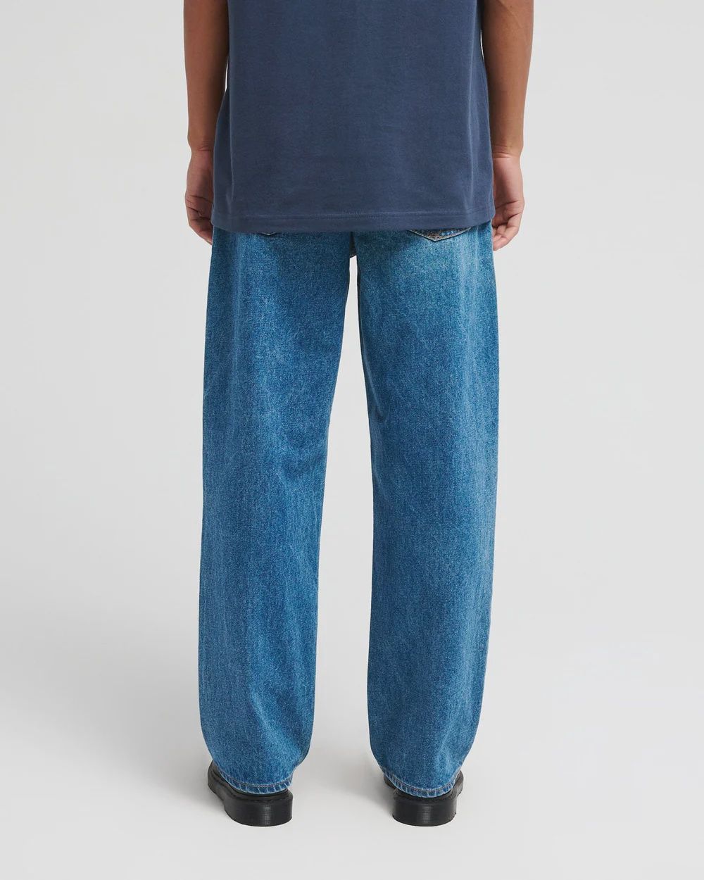 RVCA MENS AMERICANA DAYSHIFT DENIM JEAN - BLUE COLLAR