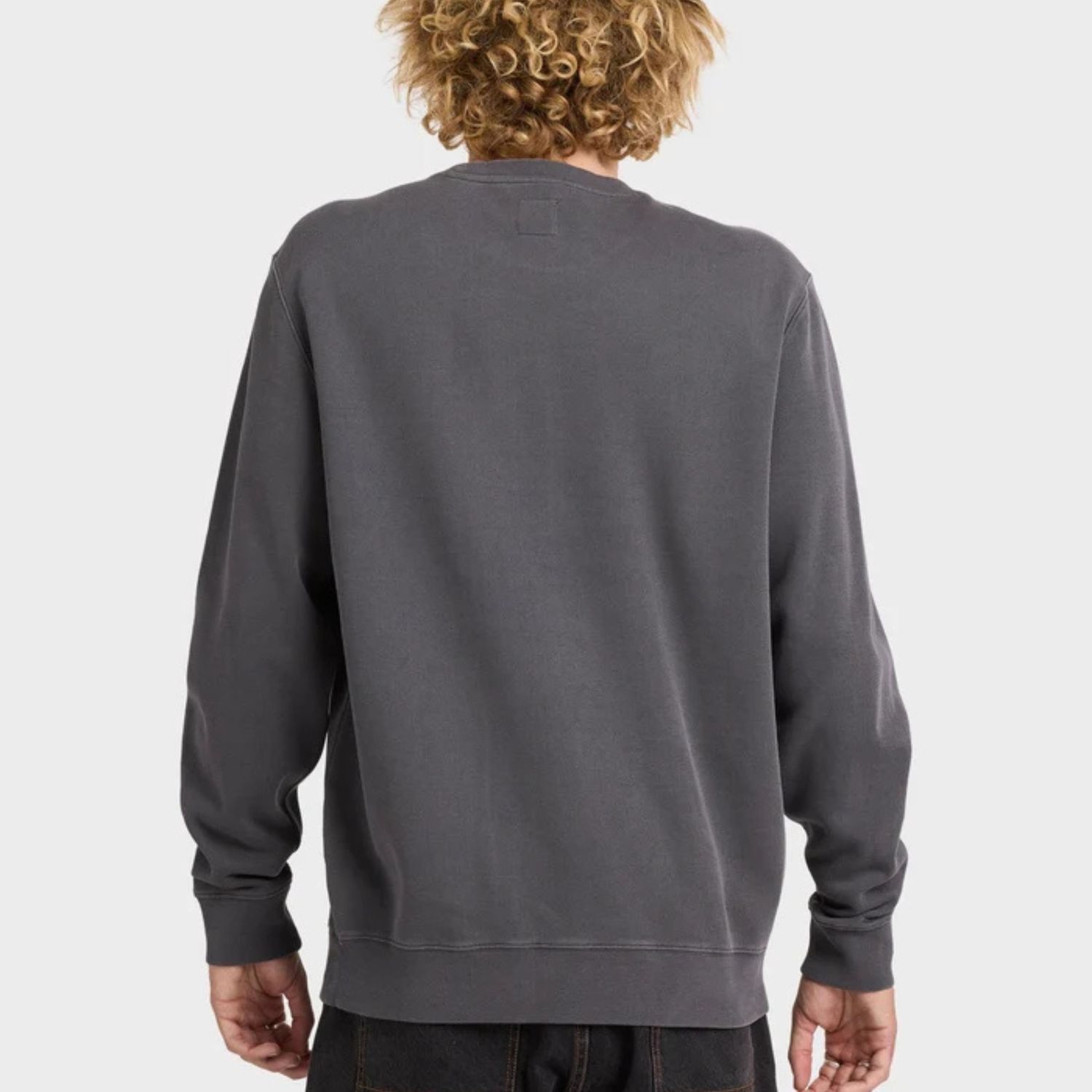 RVCA MENS LITTLE RVCA CREW - GARAGE BLUE