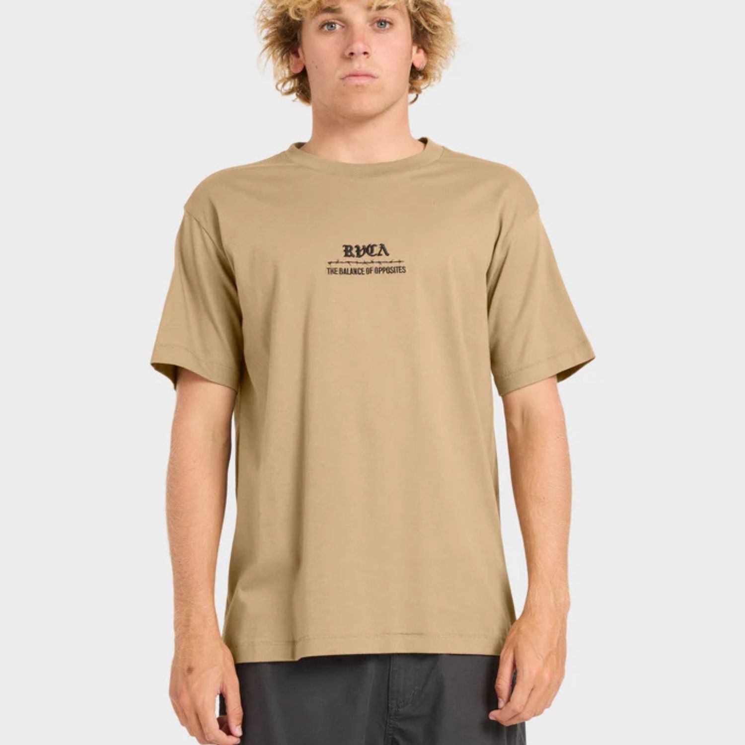 RVCA MENS VENOM BITE SS TEE - COYOTE