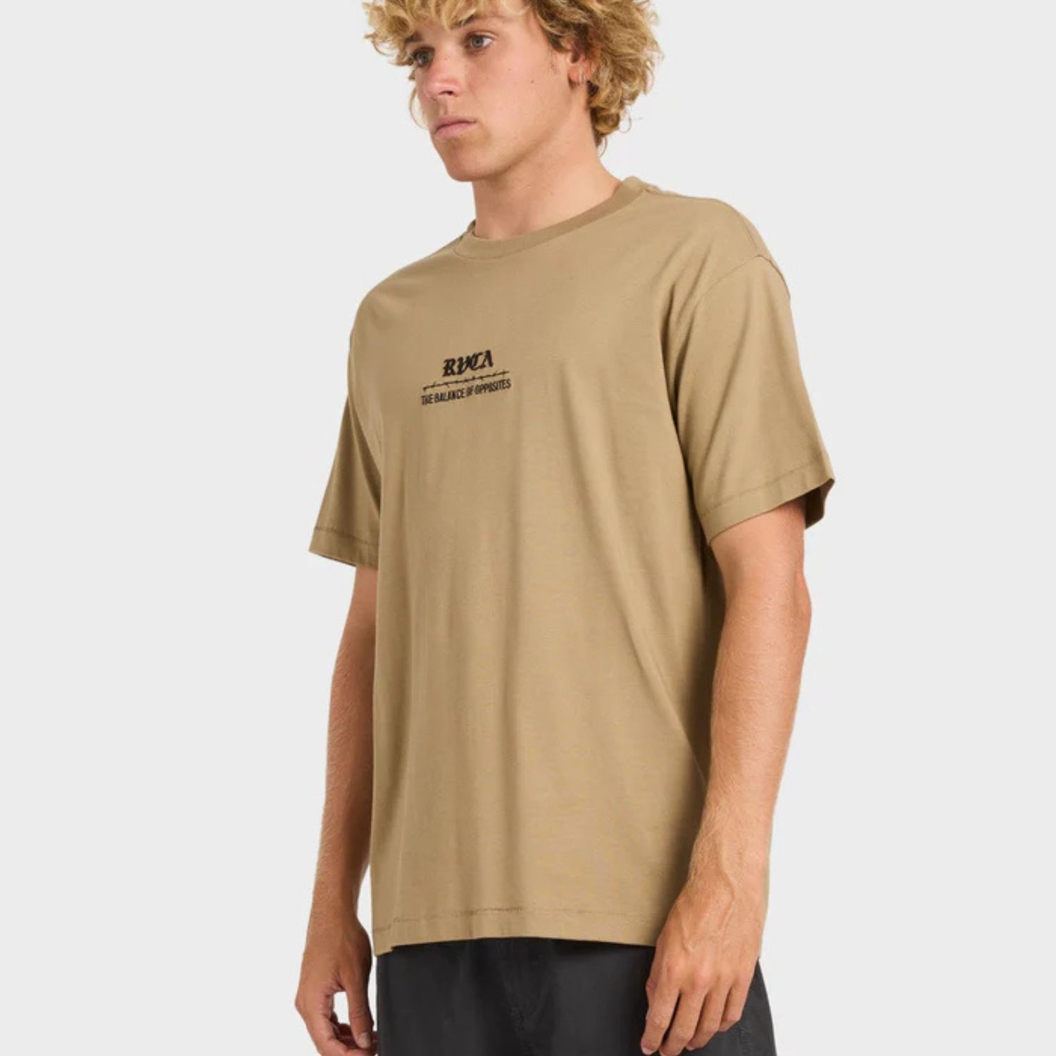RVCA MENS VENOM BITE SS TEE - COYOTE