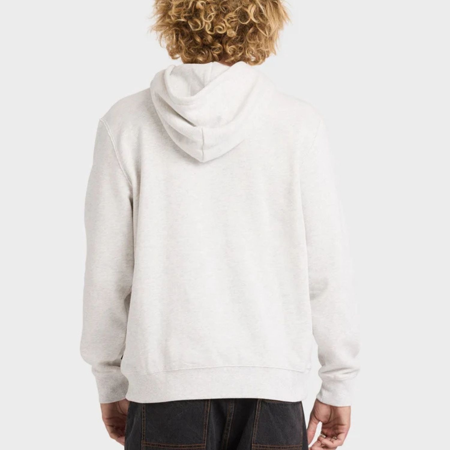 RVCA MENS RATNEST HOOD - ASH HEATHER