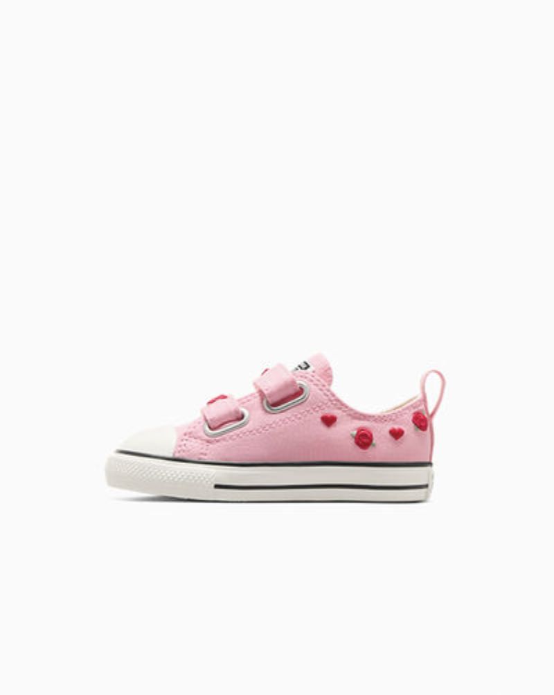 CONVERSE INFANT CT VALENTINES 2V LOW - VINTAGE WHITE/NEW FOUND BLOOM