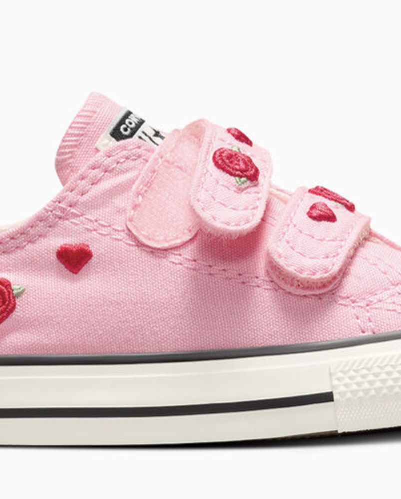 CONVERSE INFANT CT VALENTINES 2V LOW - VINTAGE WHITE/NEW FOUND BLOOM
