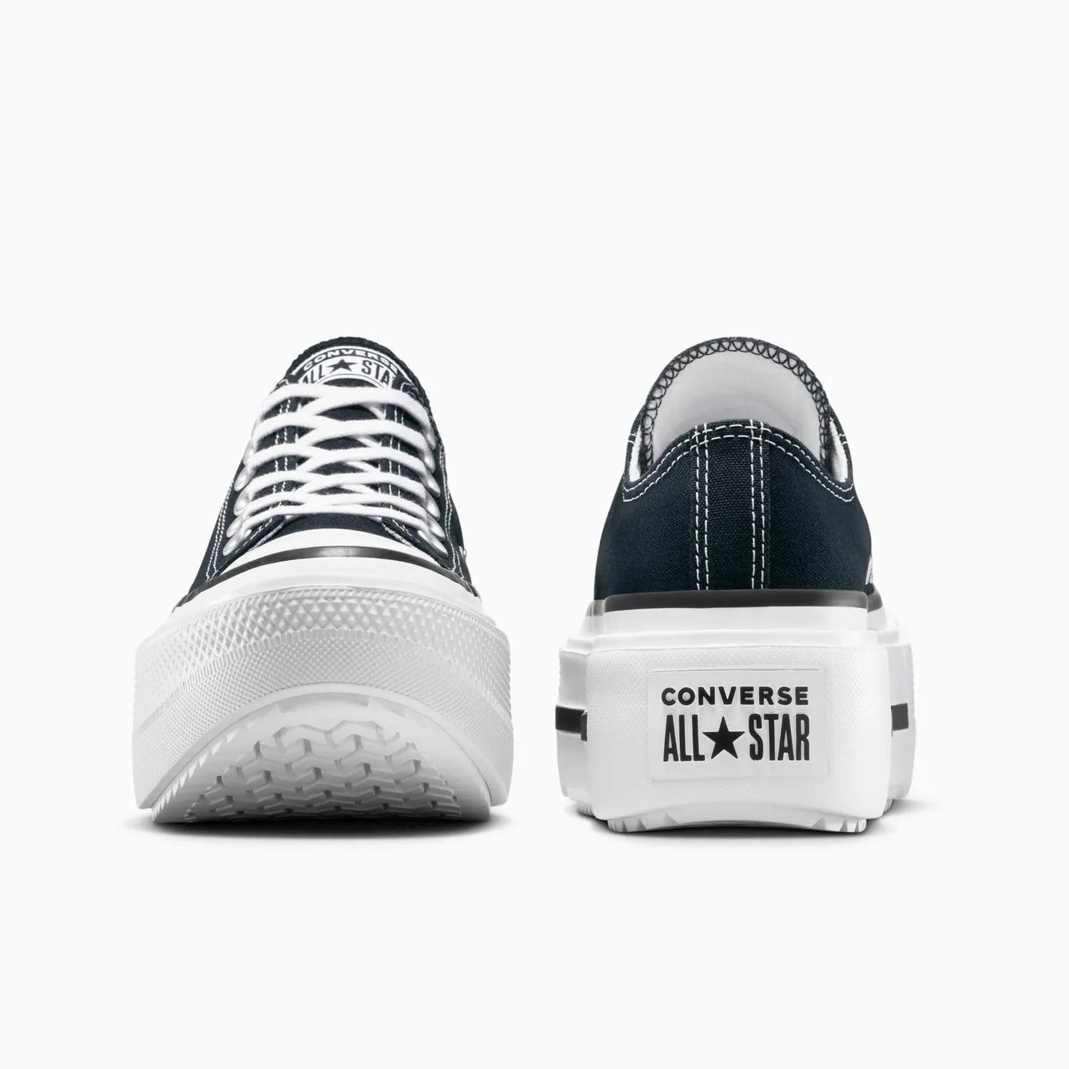 CONVERSE UNISEX CT LIFT DOUBLE STACK LOW - BLACK/WHITE/BLACK
