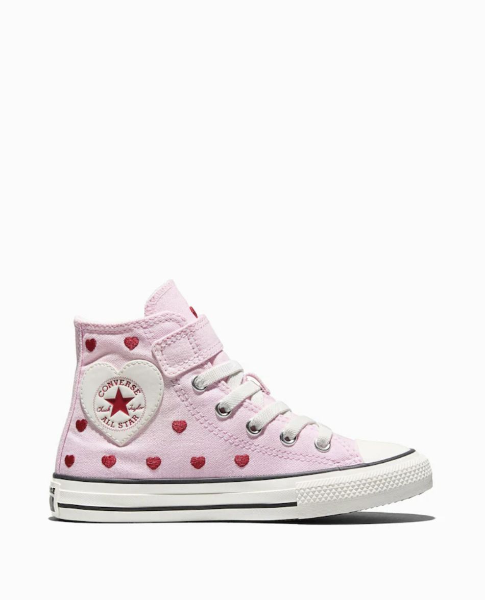CONVERSE YOUTH KID CT HEARTS AND ROSES HI - NEW FOUND BLOOM/VINTAGE WHITE/BLACK