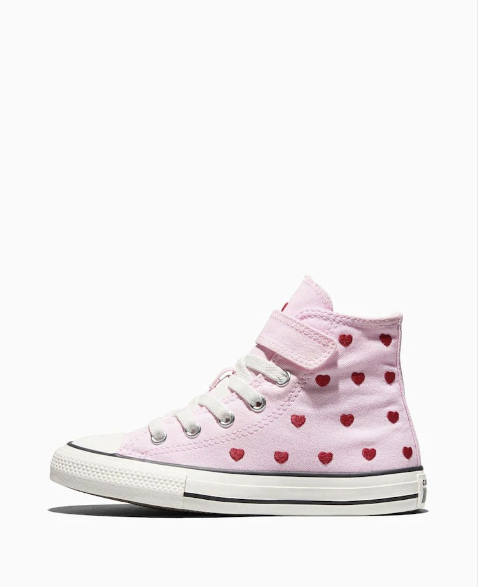 CONVERSE YOUTH KID CT HEARTS AND ROSES HI - NEW FOUND BLOOM/VINTAGE WHITE/BLACK