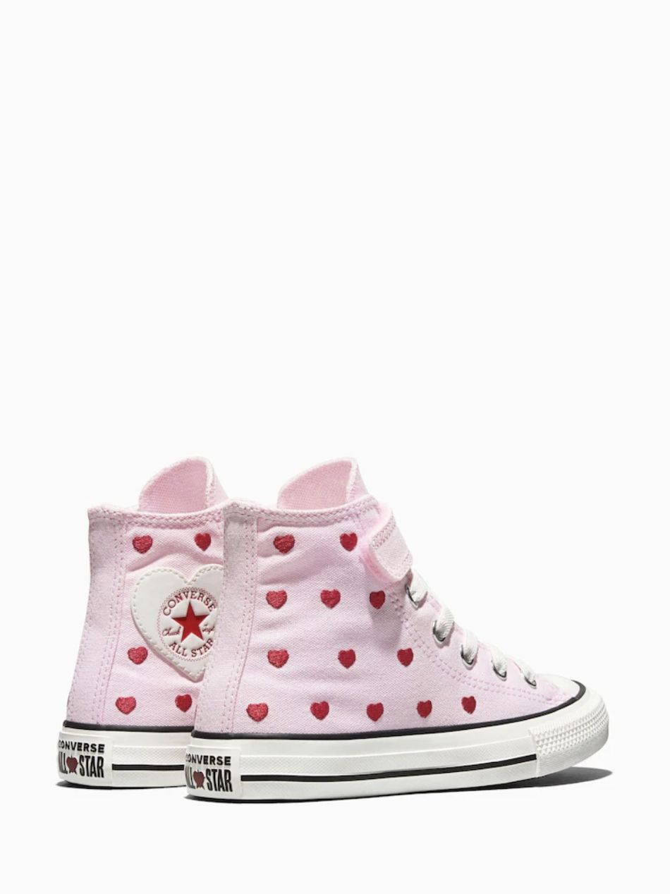 CONVERSE YOUTH KID CT HEARTS AND ROSES HI - NEW FOUND BLOOM/VINTAGE WHITE/BLACK