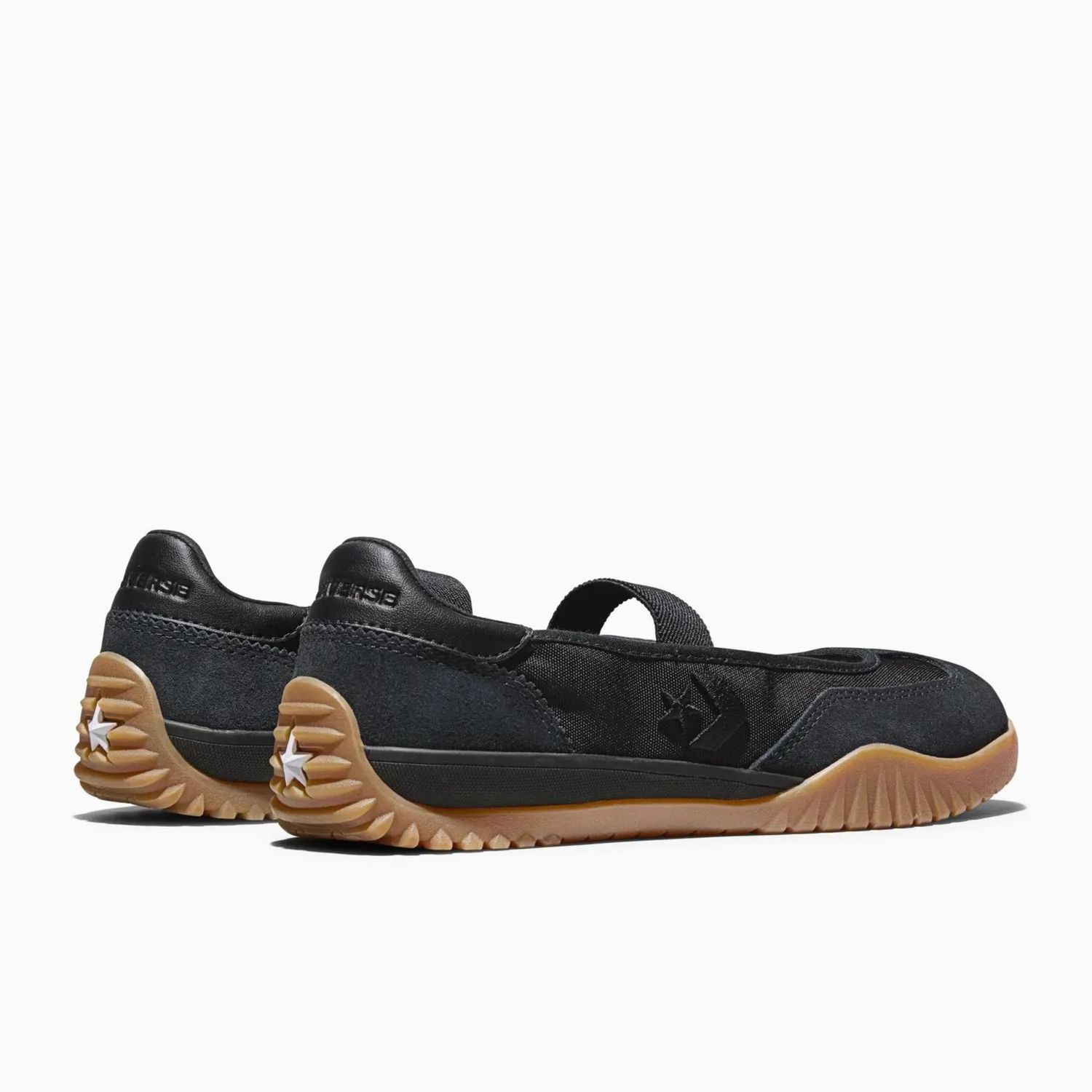 CONVERSE UNISEX RUN STAR TRAINER BALLET FLAT - BLACK/BLACK/GUM