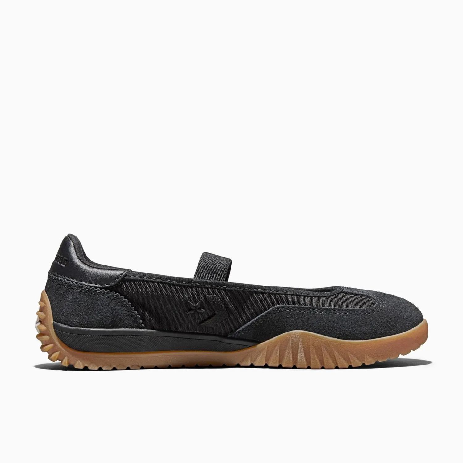 CONVERSE UNISEX RUN STAR TRAINER BALLET FLAT - BLACK/BLACK/GUM