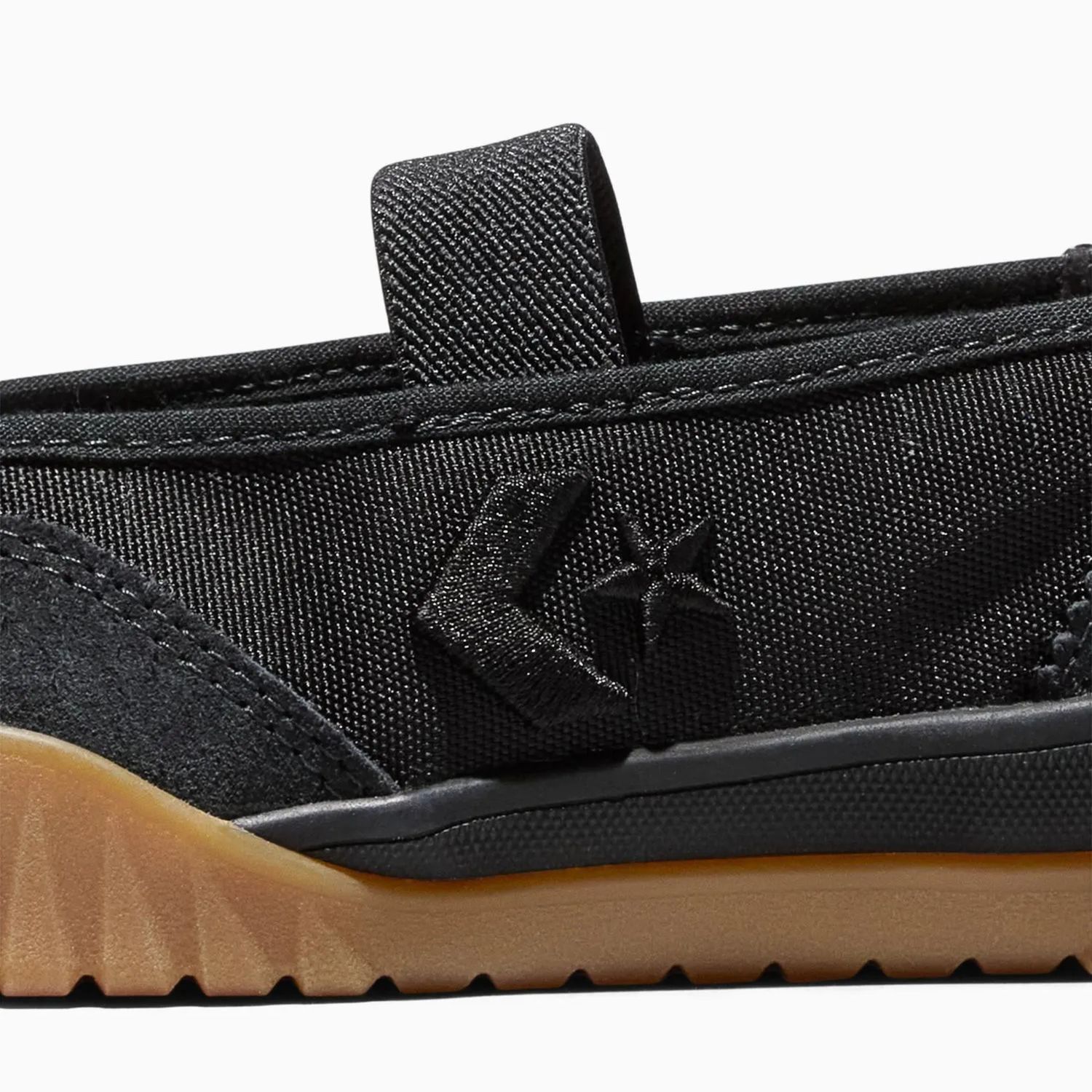 CONVERSE UNISEX RUN STAR TRAINER BALLET FLAT - BLACK/BLACK/GUM