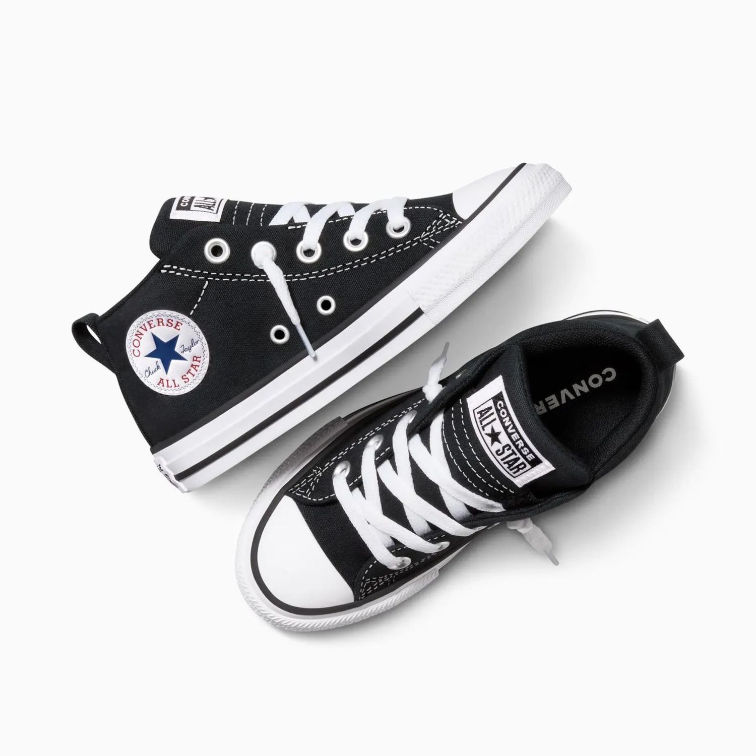 CONVERSE YOUTH KID CT STREET MID - BLACK/WHITE/BLACK