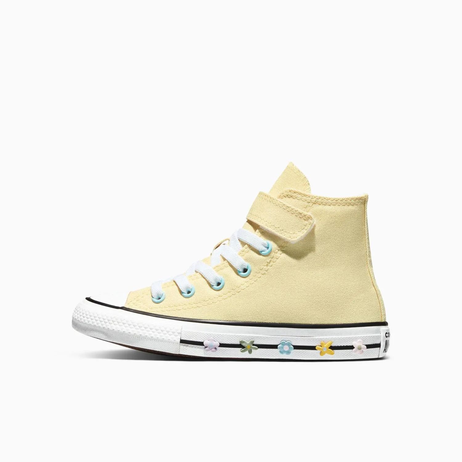 CONVERSE YOUTH KID CT BUBBLE FLOWERS HI - GOLDEN VIEW/WHITE/BLACK