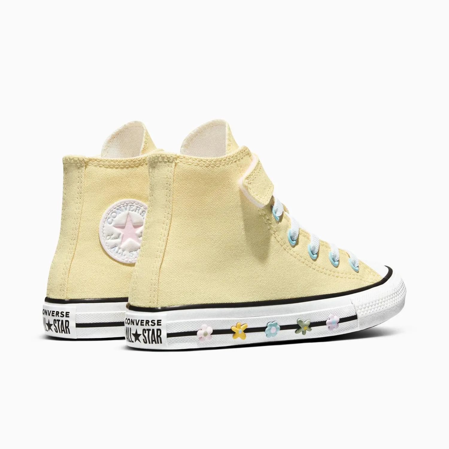 CONVERSE YOUTH KID CT BUBBLE FLOWERS HI - GOLDEN VIEW/WHITE/BLACK