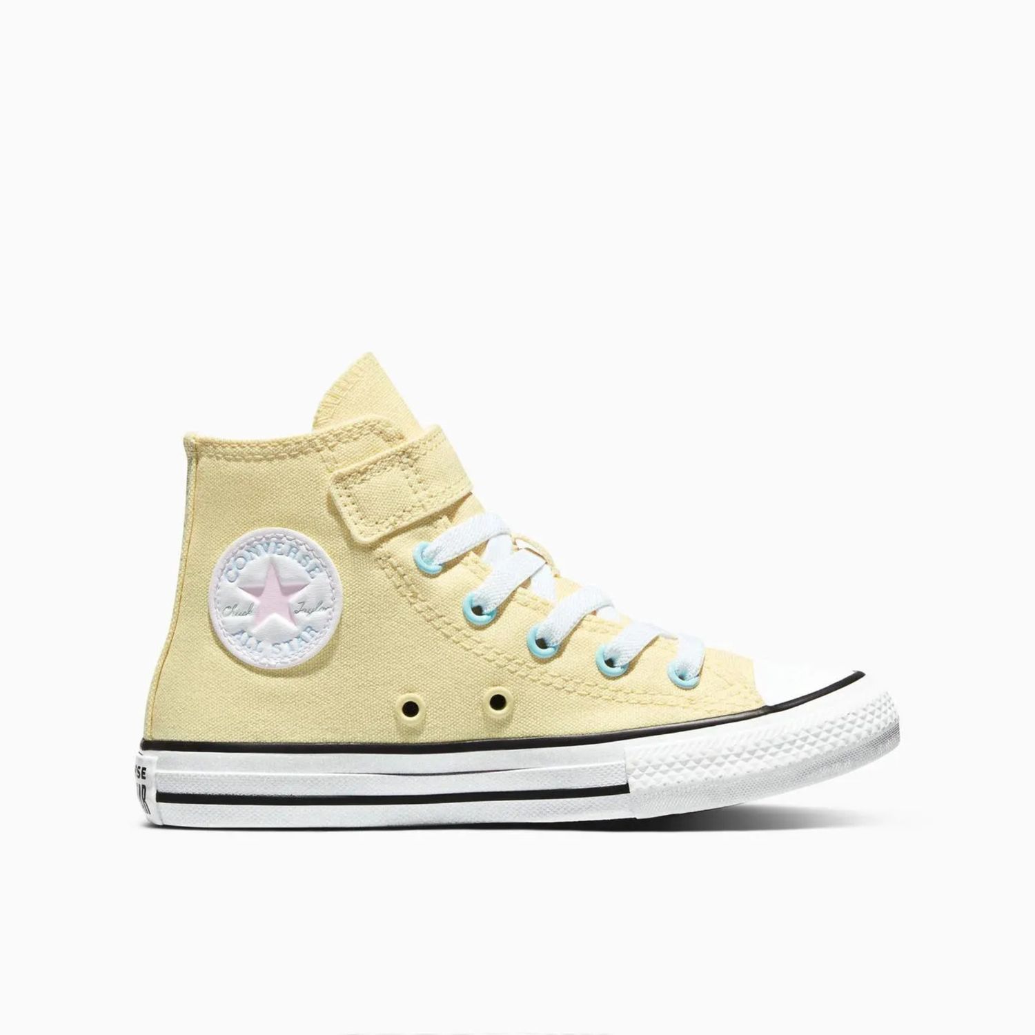 CONVERSE YOUTH KID CT BUBBLE FLOWERS HI - GOLDEN VIEW/WHITE/BLACK