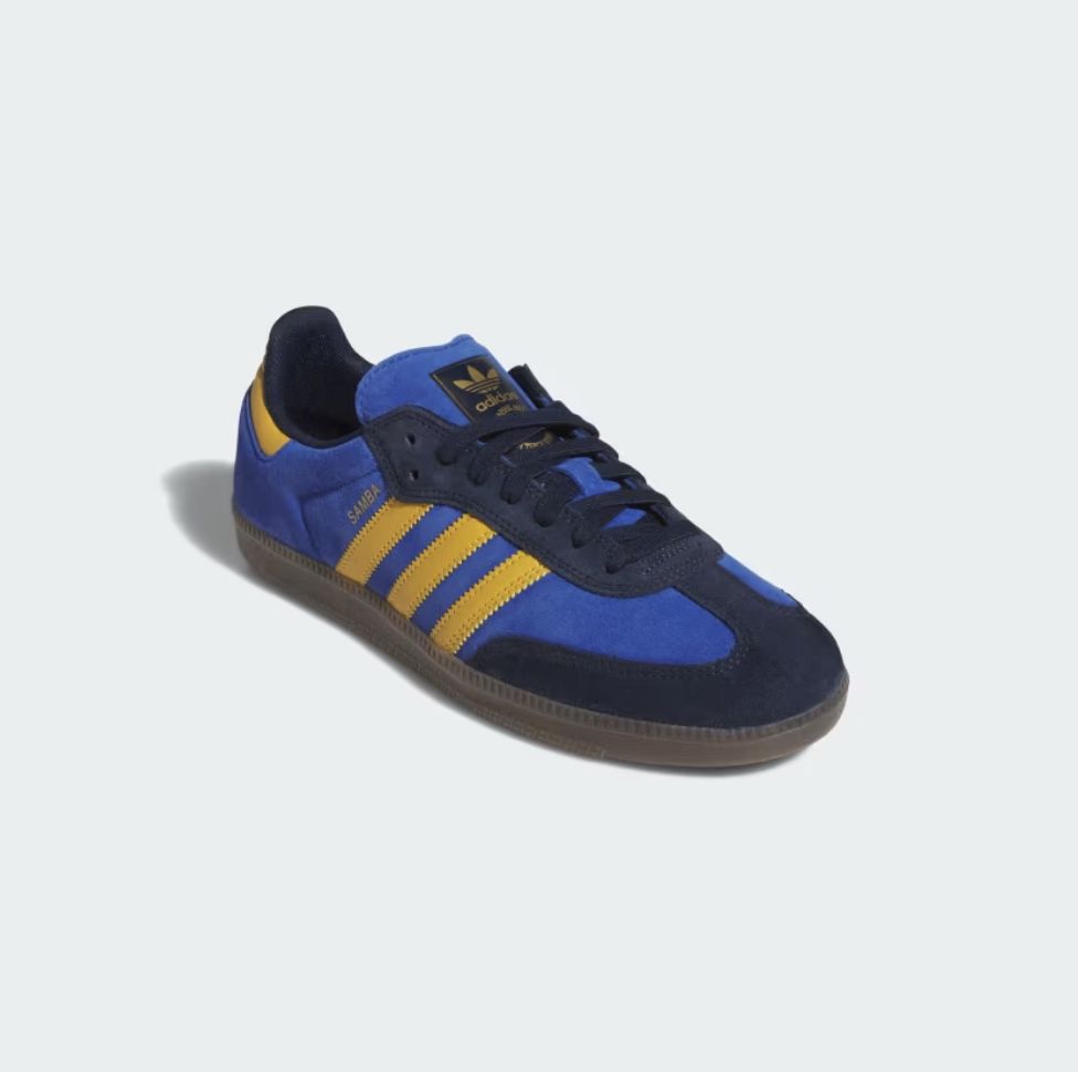 ADIDAS UNISEX SAMBA ADV - COL NAVY / YELLOW / ROYAL BLUE