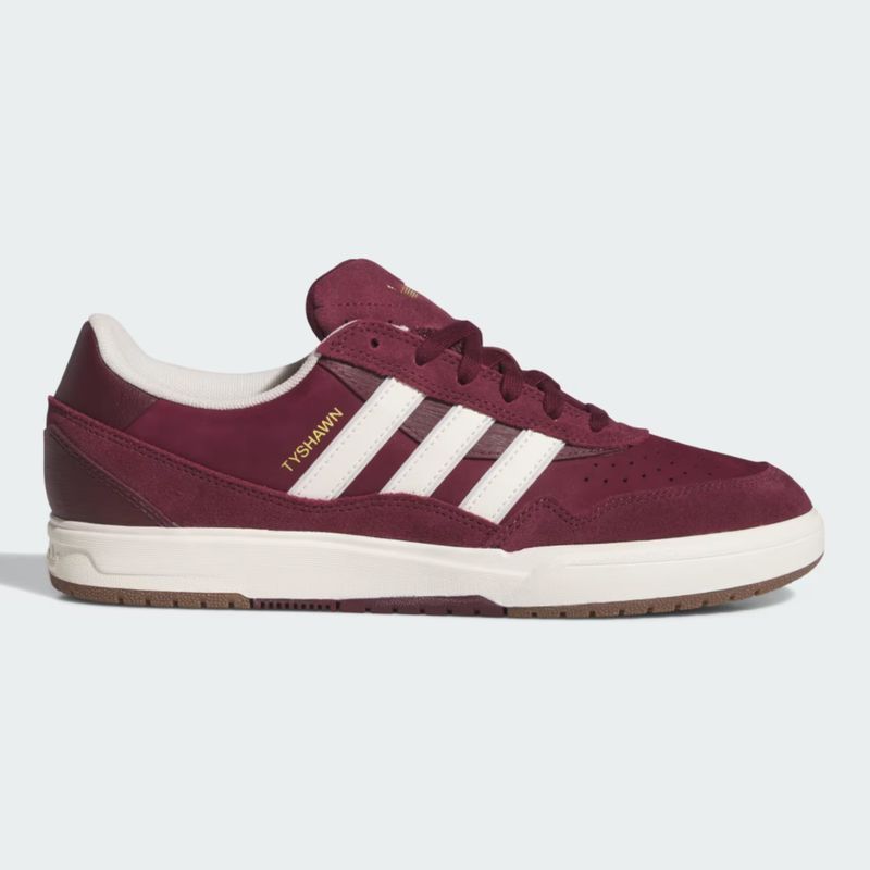ADIDAS UNISEX TYSHAWN II - MAROON / CHALK WHITE / GOLD METALIC