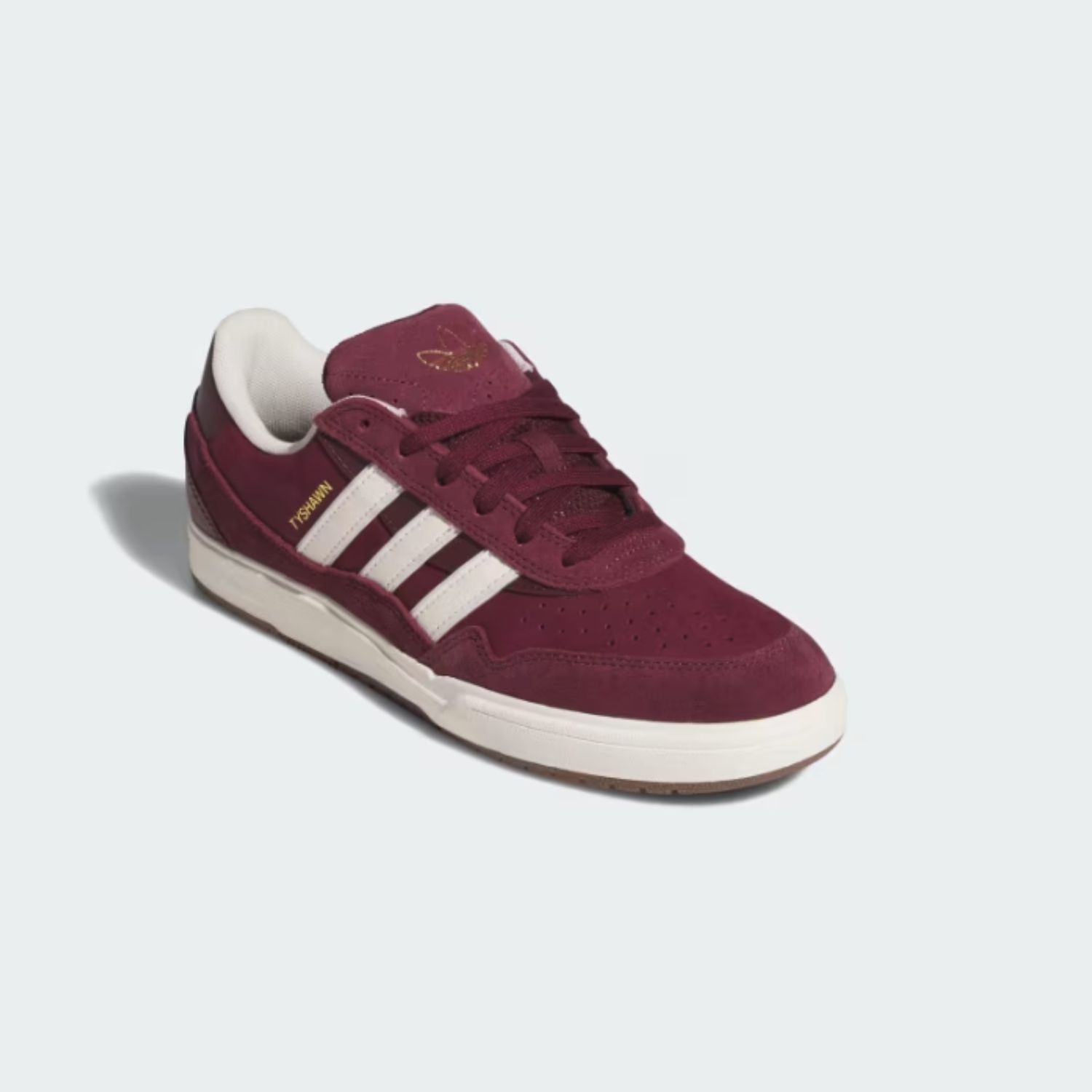 ADIDAS UNISEX TYSHAWN II - MAROON / CHALK WHITE / GOLD METALIC