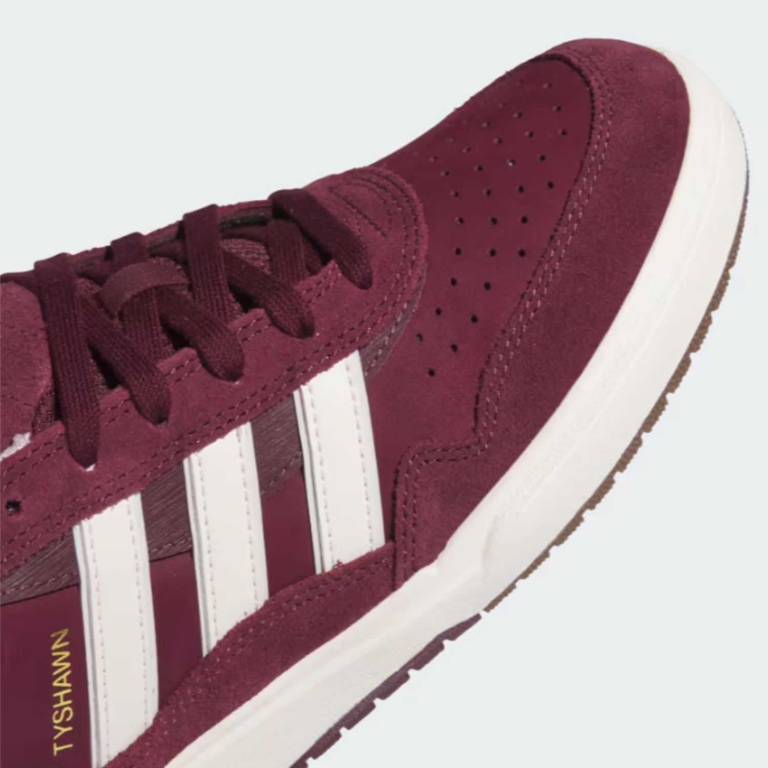 ADIDAS UNISEX TYSHAWN II - MAROON / CHALK WHITE / GOLD METALIC