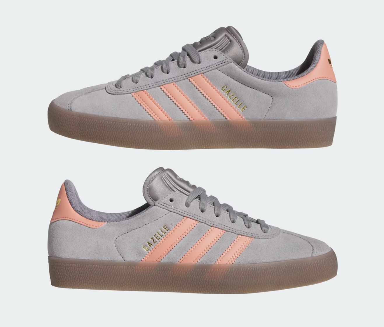 ADIDAS UNISEX GAZELLE ADV - GREY THREE / WONDER CLAY / GUM5