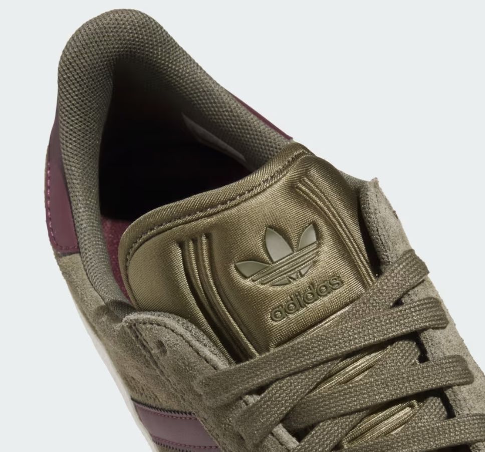 ADIDAS UNISEX GAZELLE ADV - OLIVE STRATA / MAROON / CHALK WHITE