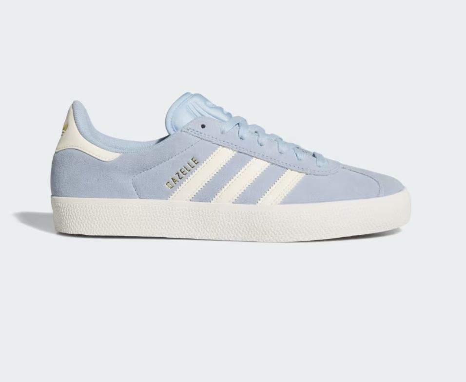 ADIDAS UNISEX GAZELLE ADV - CLEAR SKY / CREAM WHITE / CHALK WHITE