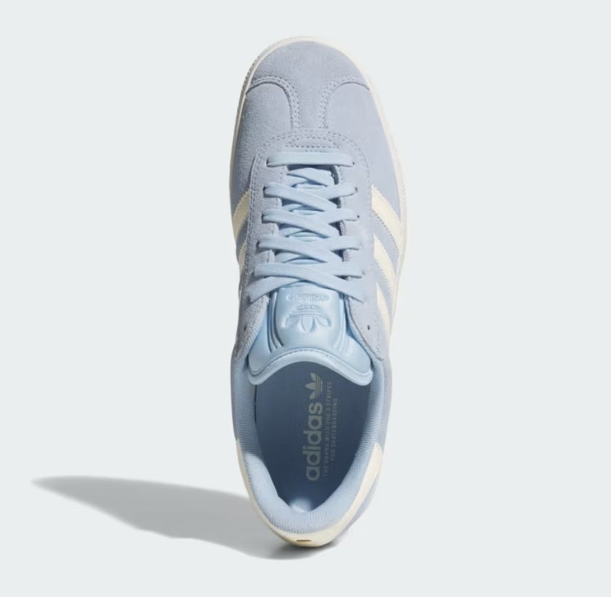 ADIDAS UNISEX GAZELLE ADV - CLEAR SKY / CREAM WHITE / CHALK WHITE