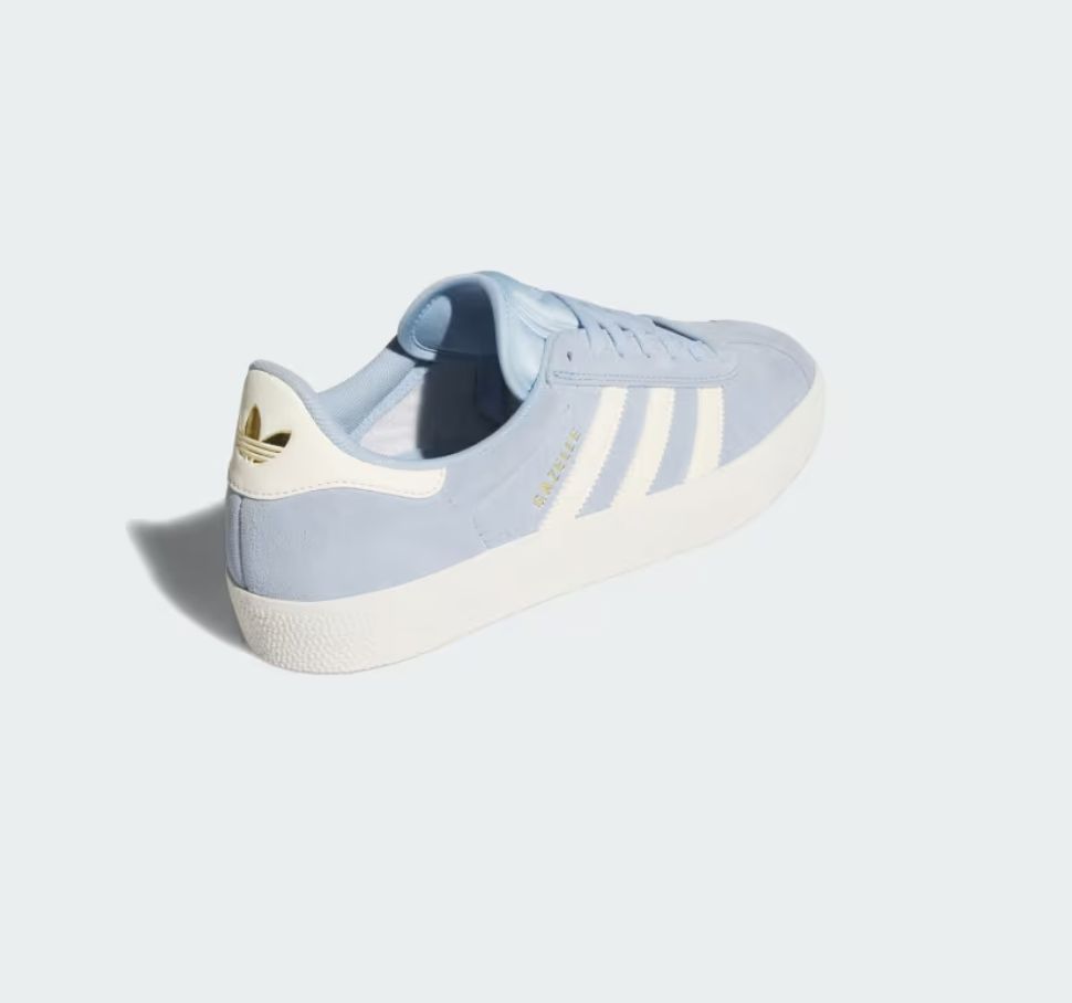 ADIDAS UNISEX GAZELLE ADV - CLEAR SKY / CREAM WHITE / CHALK WHITE