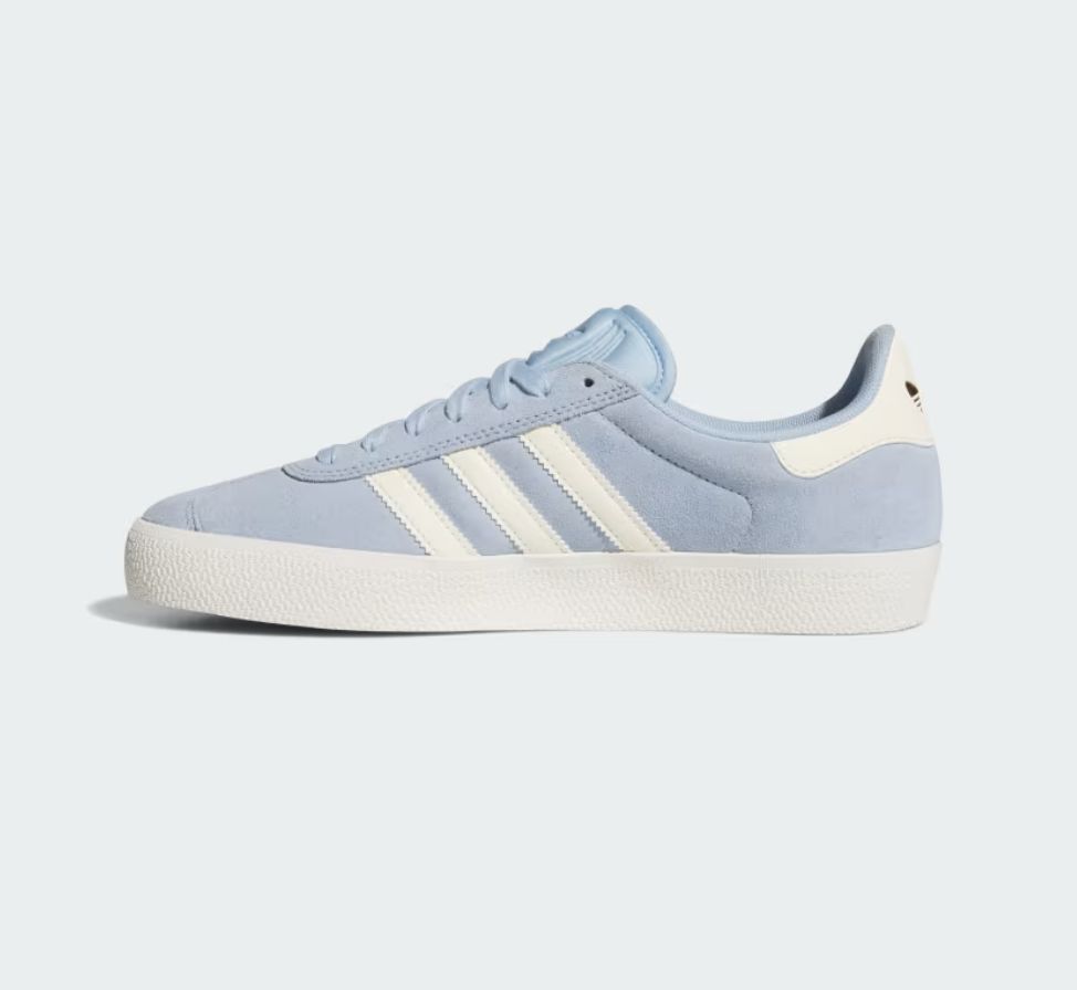 ADIDAS UNISEX GAZELLE ADV - CLEAR SKY / CREAM WHITE / CHALK WHITE