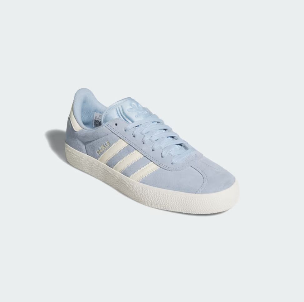 ADIDAS UNISEX GAZELLE ADV - CLEAR SKY / CREAM WHITE / CHALK WHITE