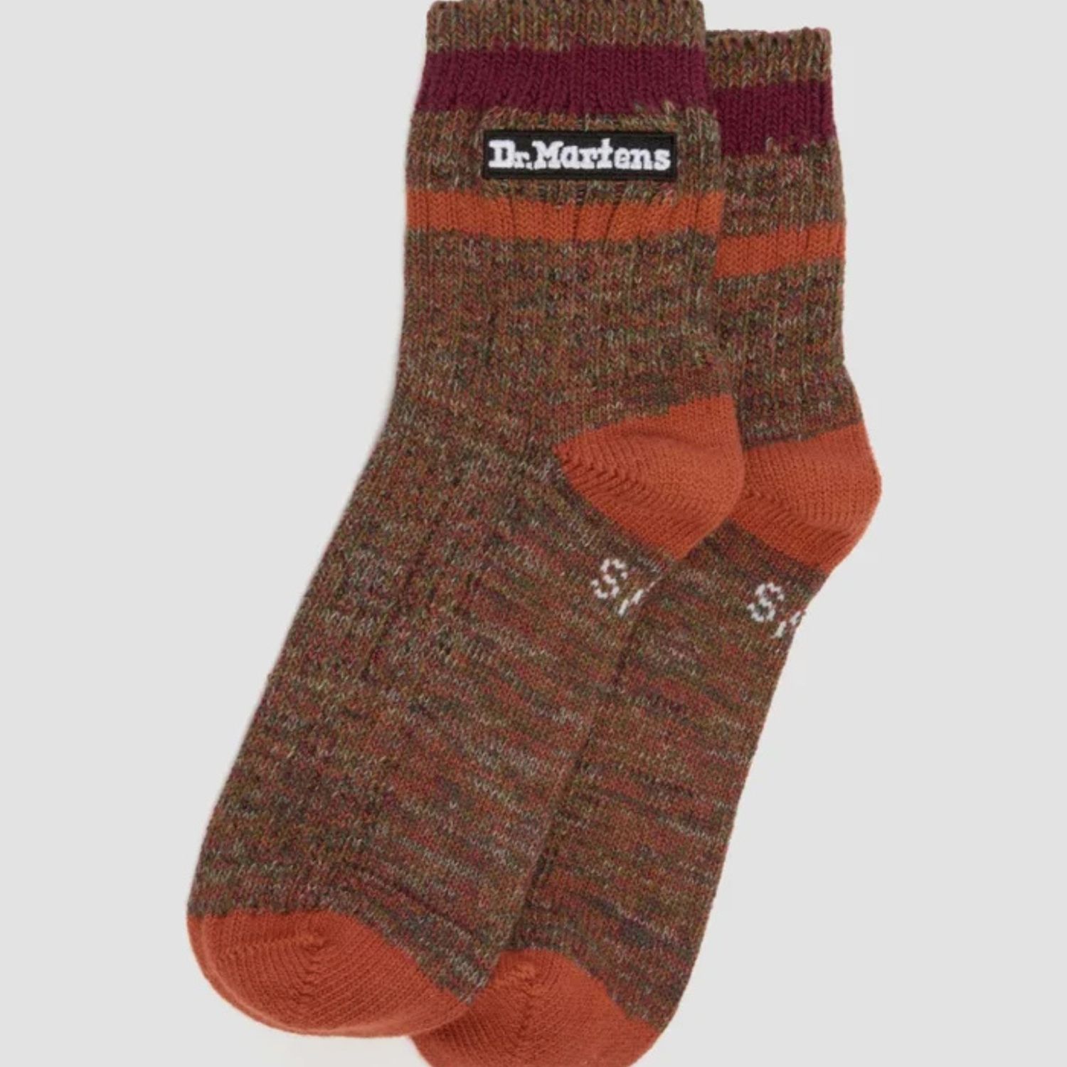 DR MARTENS SHORT MARLE SOCK - SIENNA BROWN