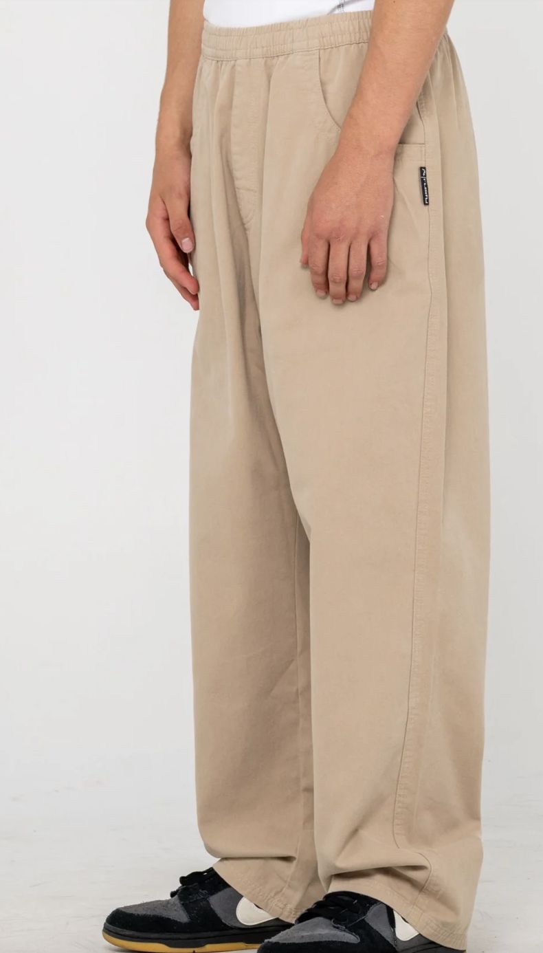 RUSTY MENS FLIP DADDY ELASTIC PANT - ABBEY STONE