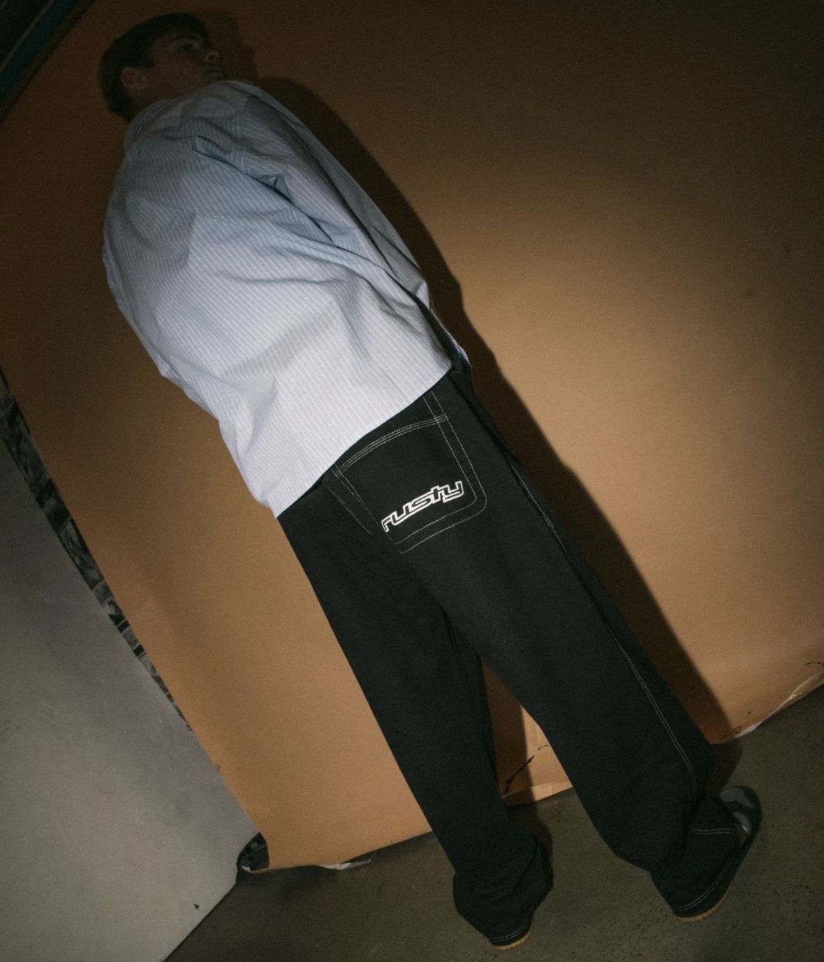 RUSTY MENS FLIP DADDY ELASTIC PANT - BLACK