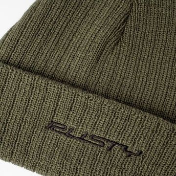 RUSTY MENS BONES REVERSIBLE BEANIE - SHADOW ARMY