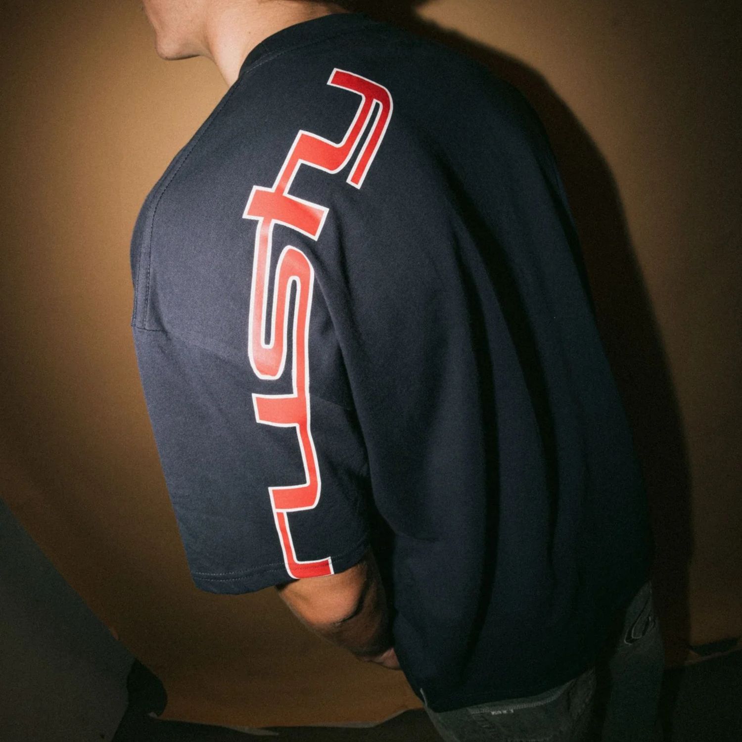 RUSTY MENS GLAZE-R S/S TEE - NAVY BLUE