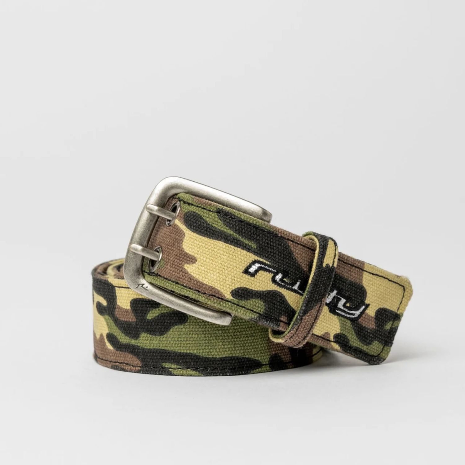RUSTY MENS RAID CANVAS BELT - CAMO