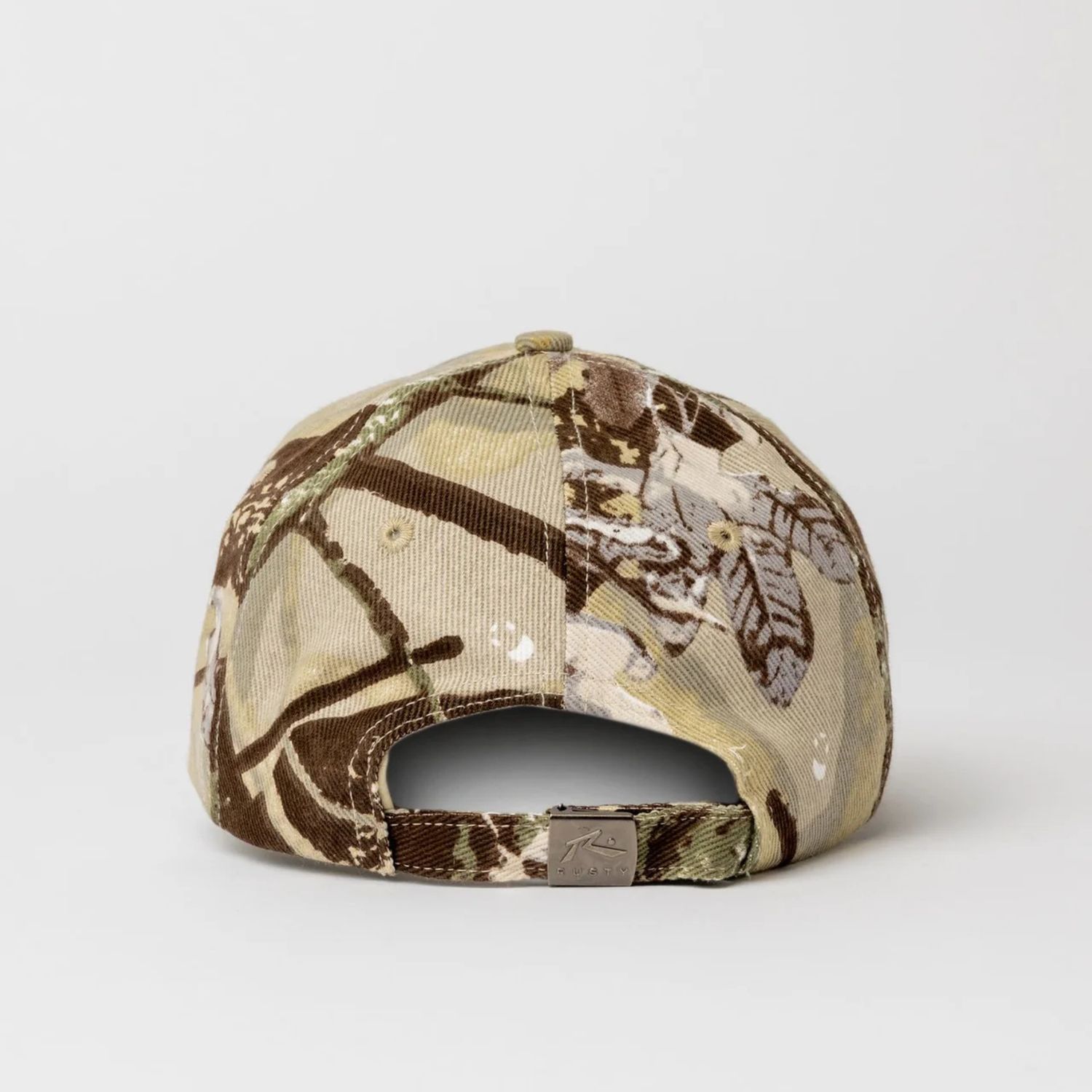 RUSTY MENS RAMBO CAMO DAD CAP - CAMO 1