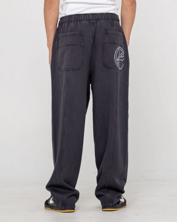 RUSTY MENS BIG DAWG TRACK PANT - BLACK
