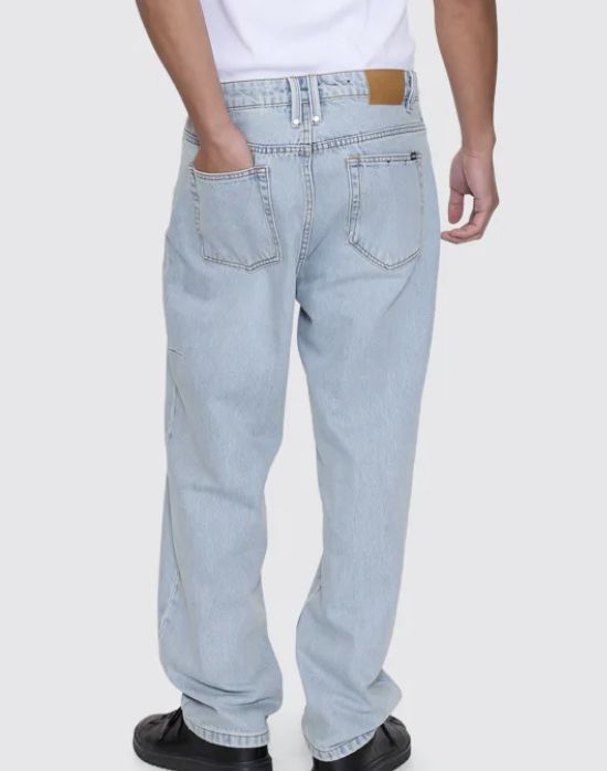 THRILLS MENS SLACKER RELAXED DENIM JEAN - HORIZON BLUE