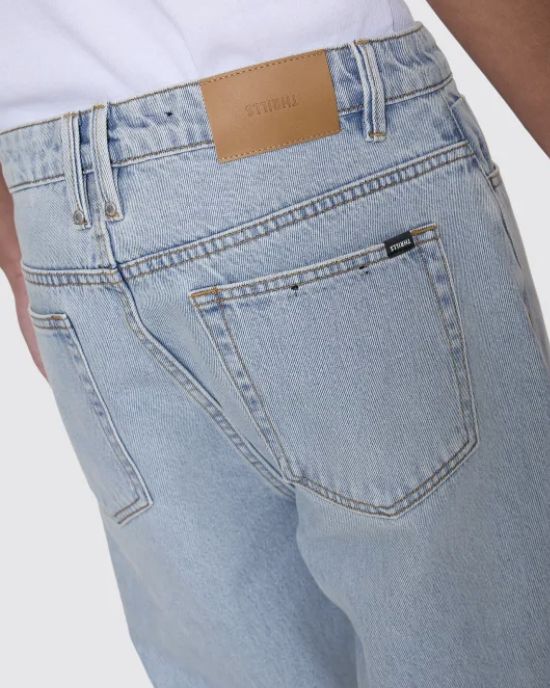 THRILLS MENS SLACKER RELAXED DENIM JEAN - HORIZON BLUE