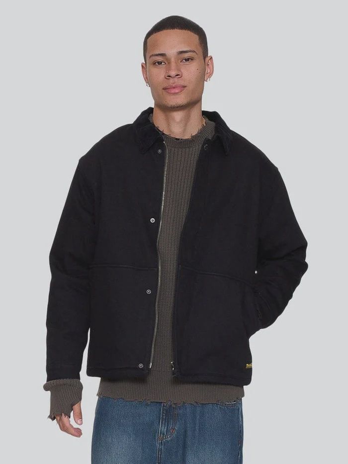 THRILLS MENS THRILLS UNION JACKET - PIRATE BLACK