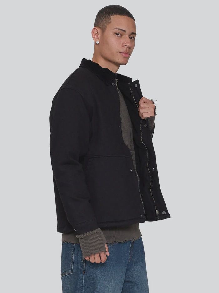 THRILLS MENS THRILLS UNION JACKET - PIRATE BLACK