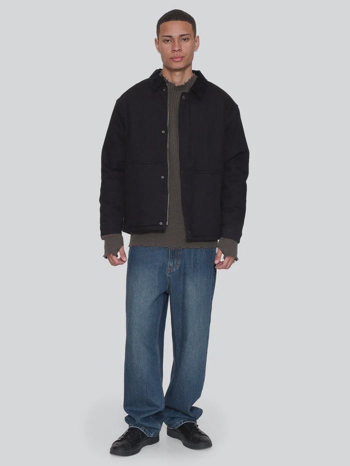 THRILLS MENS THRILLS UNION JACKET - PIRATE BLACK