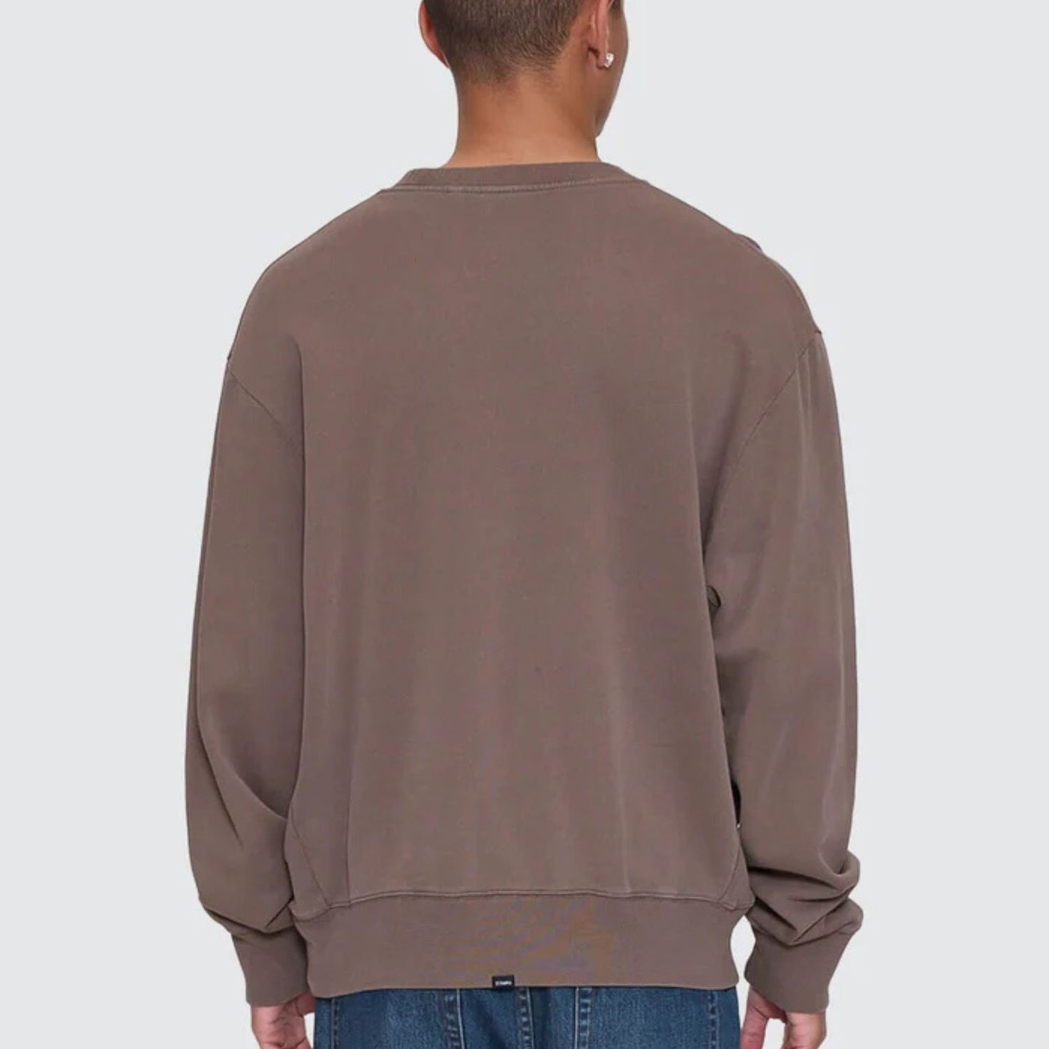 THRILLS MENS PRIMITIVE BOX FIT CROPPED CREW - FALCON