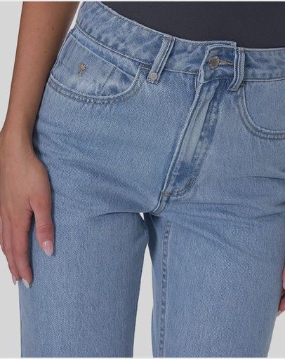 THRILLS WOMENS STEVIE HIGH RISE STRAIGHT JEAN - AGELESS BLUE