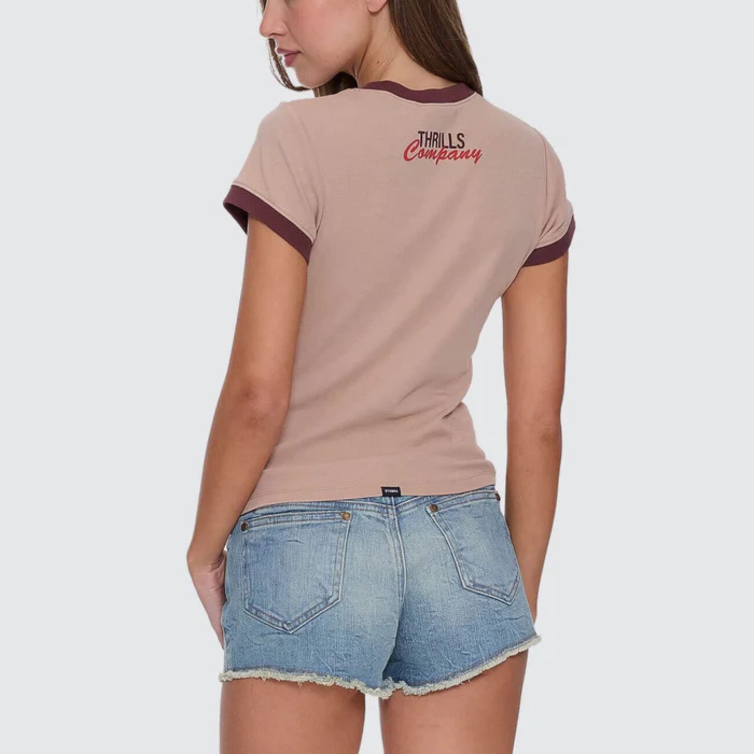 THRILLS WOMENS ON MY MIND CLUB TEE - STONE