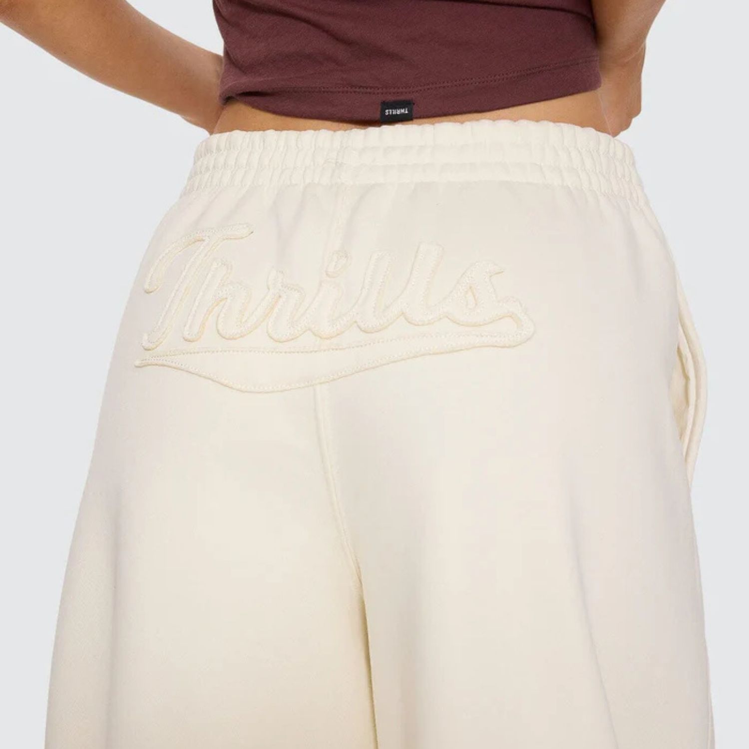 THRILLS WOMENS PLAYMAKER TRACK PANT - BUTTER CREAM