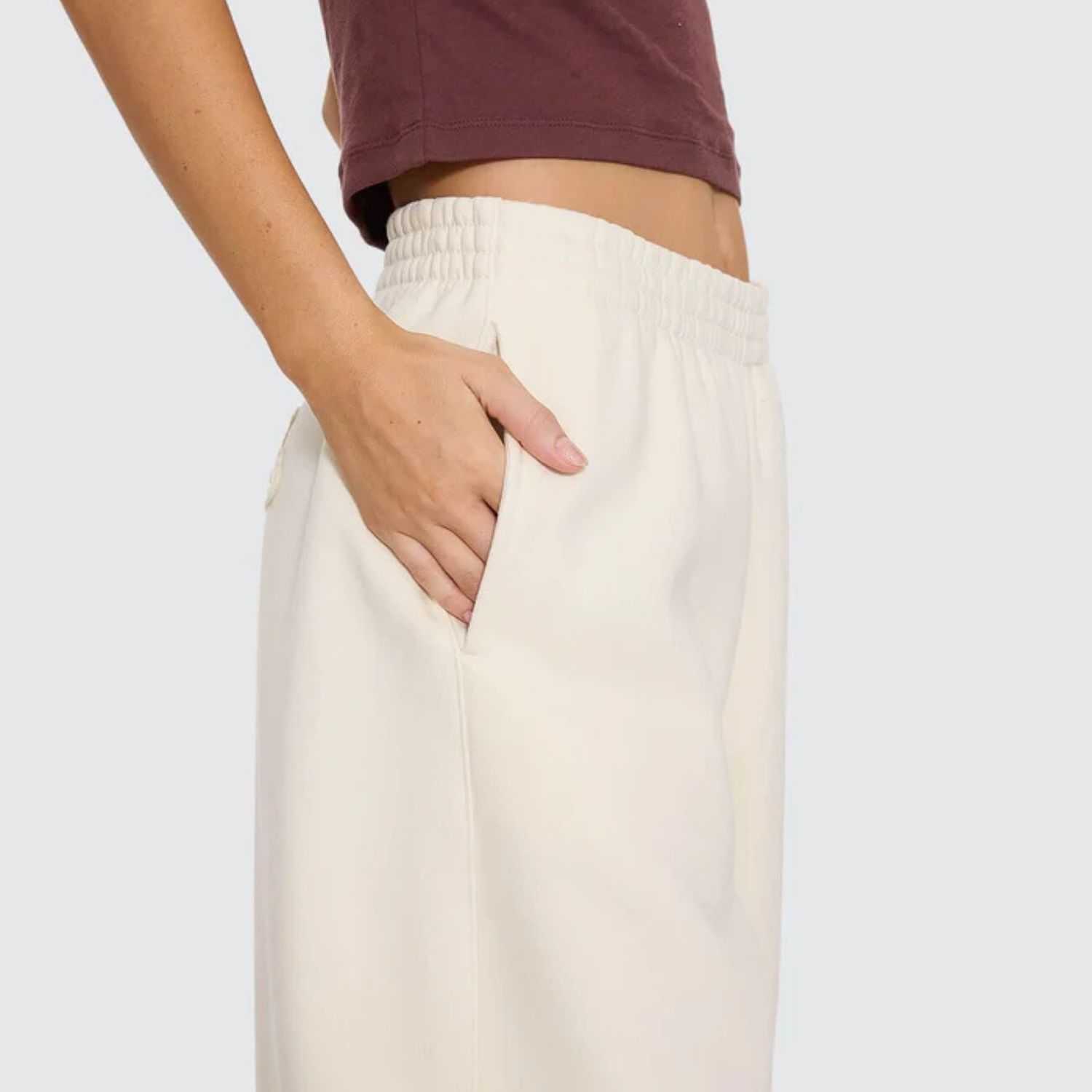 THRILLS WOMENS PLAYMAKER TRACK PANT - BUTTER CREAM